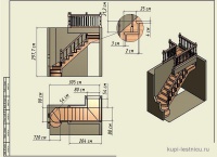Проекты трех маршевых лестниц