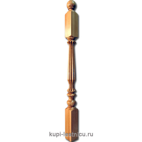 Столб декоративный Свеча прямая №21 80х80 Дуб