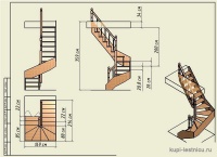 Винтовые деревянные лестницы чертежи проектов