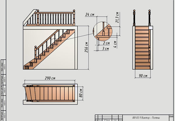 цены на деревянные лестницы